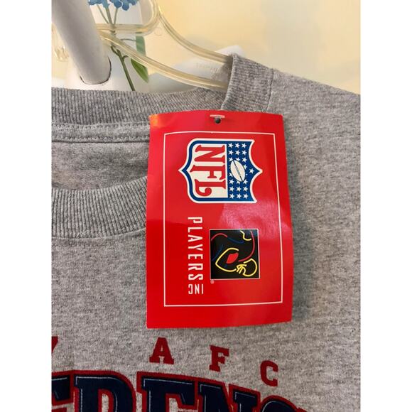 Reebok 2007 Tom Brady T-Shirt Gray AFC Conference Championship Graphic Unisex XL - Picture 3 of 7